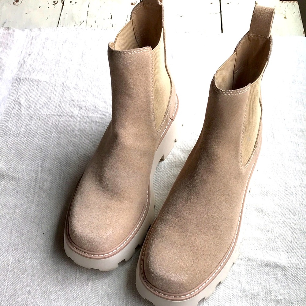 Dolce Vita Sueded Lug Sole Boots